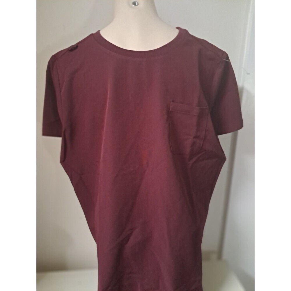 2 Resurge Scrub Tops Chest Pocket Crew-neck Wine XLG Unisex New  With Tags